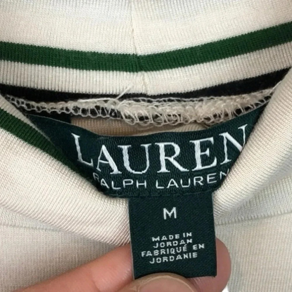 Lauren Ralph Lauren Turtleneck Striped Top - Picture 3 of 8